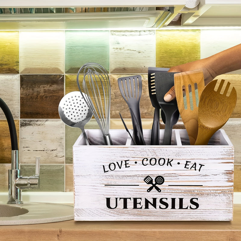 Caixa Organizadora De Utensílios De Cozinha