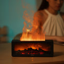 Difusor De Aroma E Umidificador USB Em Forma De Lareira