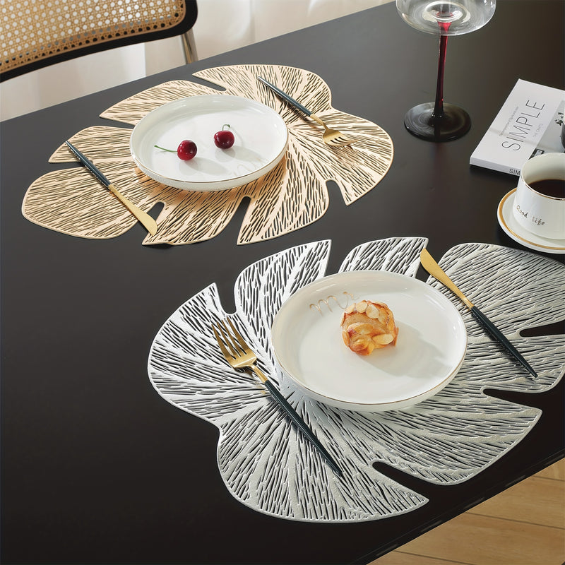 Jogo Americano De Mesa Folha Tropical