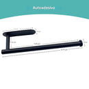 Suporte de Papel Toalha Adesivo para Parede