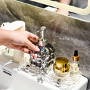 Dispensador De Sabão Cerâmico Com Design Floral