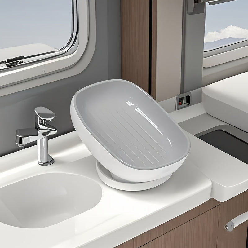 Saboneteira Oval Ajustável com Drenagem