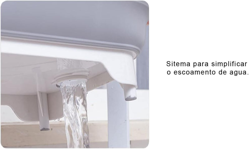 Tábua de Corte 3x1 Multifuncional com Escorredor