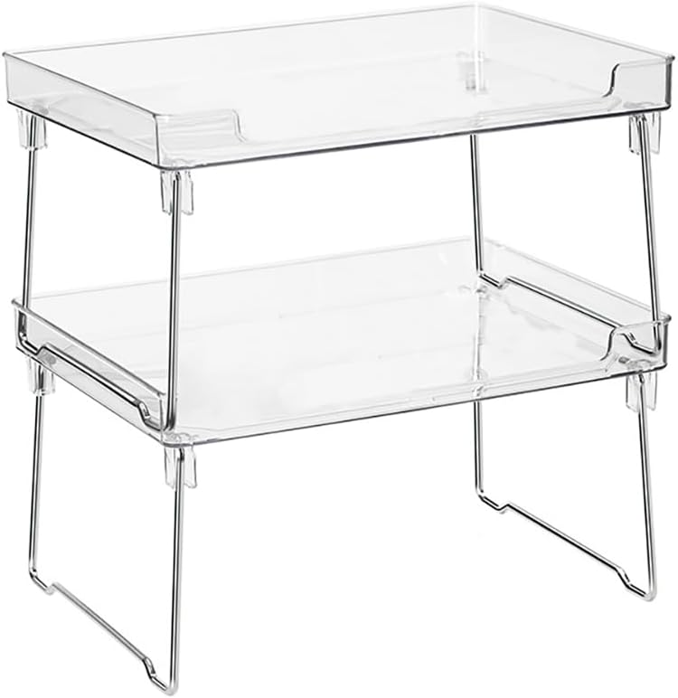 Organizador Transparente De Acrílico Dobrável Multifuncional