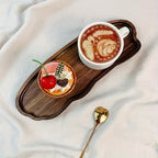 Bandeja De Servir De Madeira Elegante