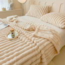 Manta de Pelo de Coelho Artificial Luxuosa