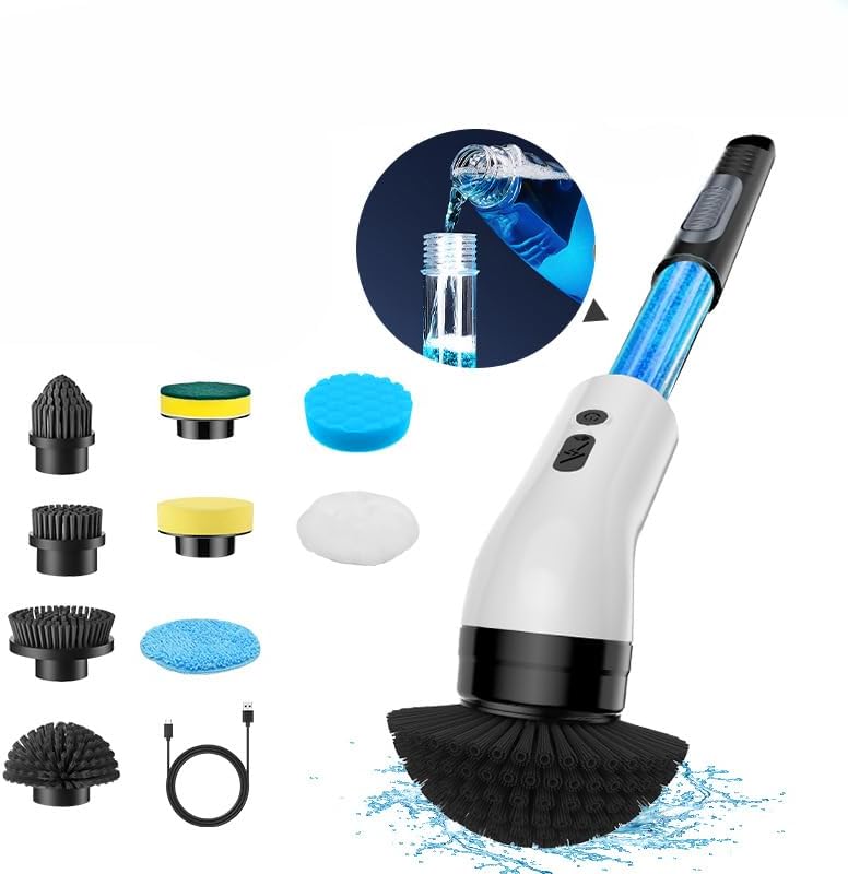 Escova Elétrica de Limpeza 9 em 1