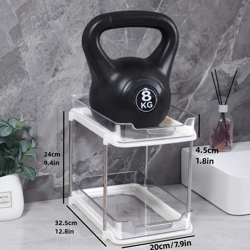 Organizador de 2 Níveis em PET para Embaixo da Pia