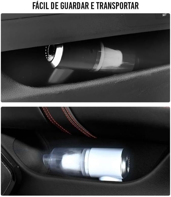 Mini Aspirador de Pó Elétrico Portátil