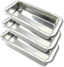 Kit Com 3 Formas Para Bolo E Assadeira Em Alumínio