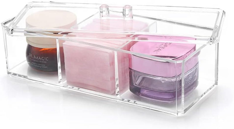 Caixa Compacta De Acrílico Para Cosméticos