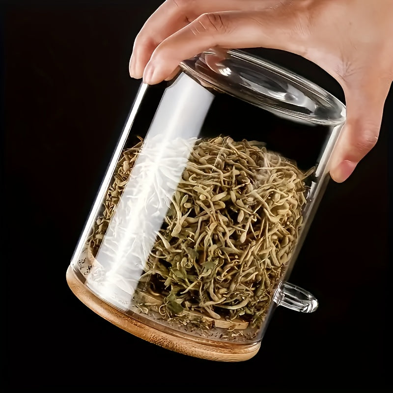 Conjunto de 4 Potes de Vidro Hermético com Colher