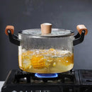 Panela Caçarola de Vidro com Tampa