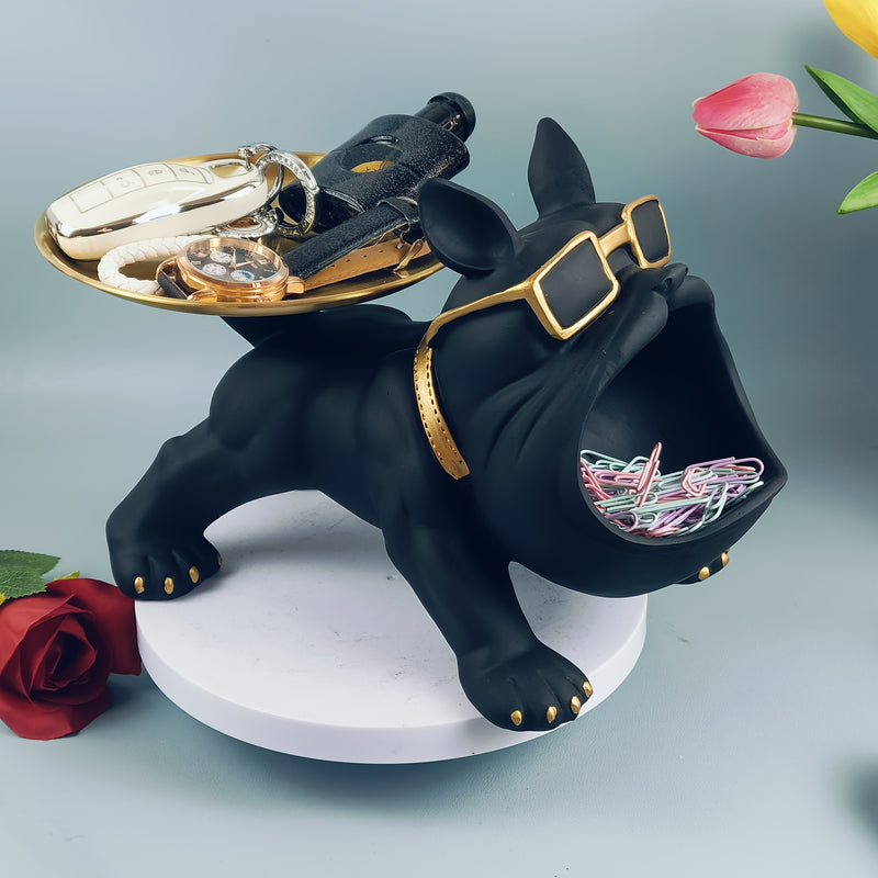 Ornamento De Armazenamento Bulldog
