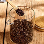 Conjunto de 4 Potes de Vidro Hermético com Colher