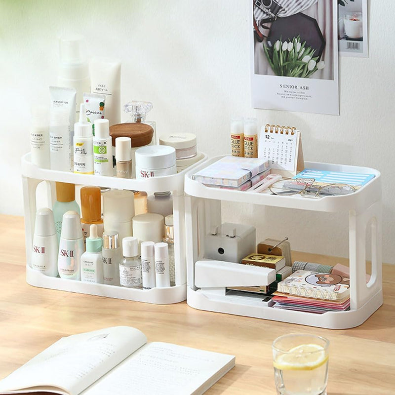 Mini Organizador De Mesa Com Prateleira Multifuncional