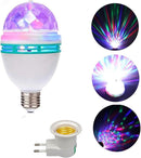 Lâmpada Led Colorida Giratória RGB