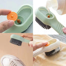 Escova Multiuso Com Dispenser Reservatório Limpa Tênis