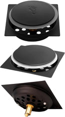 Ralo Inteligente Para Piso Click Preto 10x10