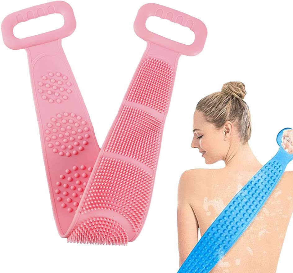 Esponja De Banho Flexível Em Silicone Para Esfoliar