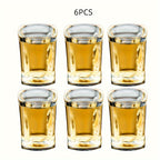 Conjunto De 6 Copos De Shot e Suporte