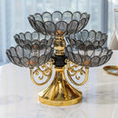 Tigela de Frutas Rotativa Estilo Europeu