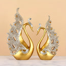 Estatua de Cisne de Resina em Estilo Europeu