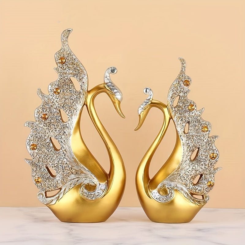 Estatua de Cisne de Resina em Estilo Europeu