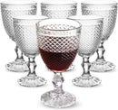 Jogo 6 Taças De Vidro Imperial Style Gamma Luxo