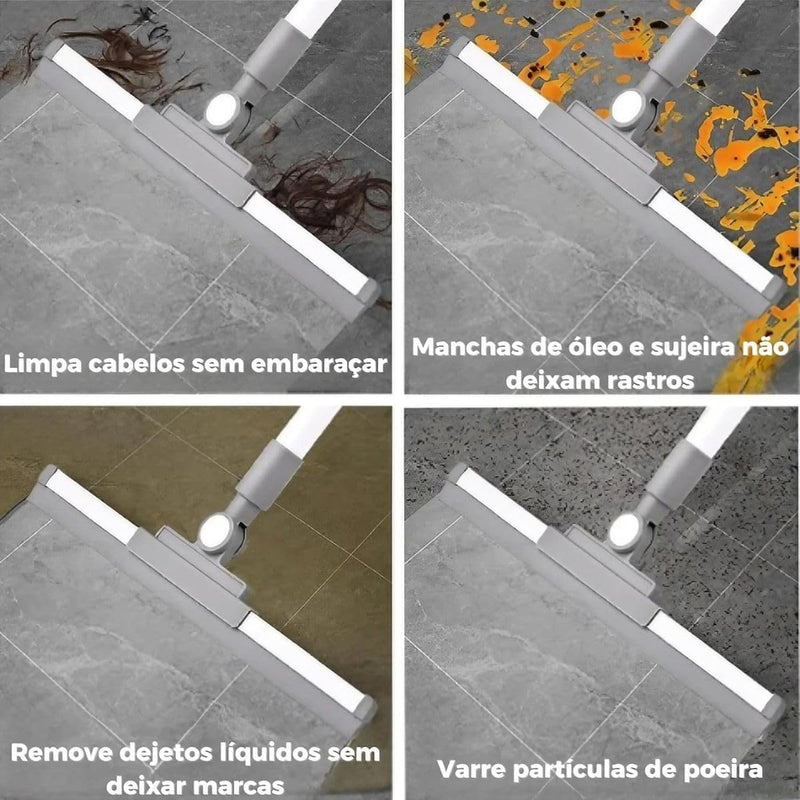 Vassoura Rodo Mágico 2 em 1