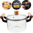 Panela Caçarola de Vidro com Tampa