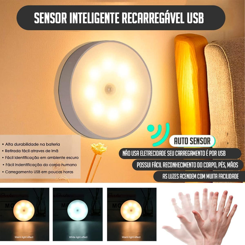Luminárias Led Com Sensor De Presença