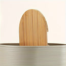 Conjunto de Banheiro de 6 Peças com Tampas de Bambu