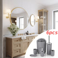 Conjunto de 6 Acessórios para Banheiro
