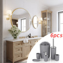 Conjunto de 6 Acessórios para Banheiro