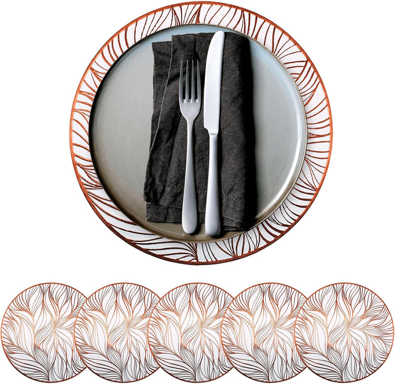 Conjunto De 4 Peças De Jogo Americano Tecido Impermeável Antiderrapante