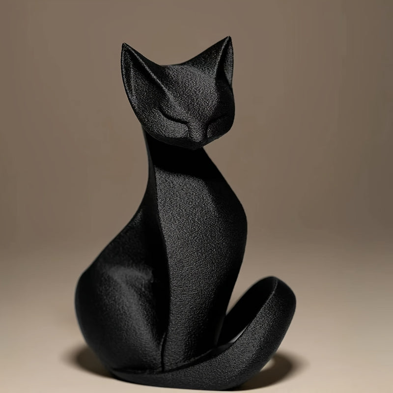 Estátua De Gato Impressa Em 3D