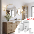 Conjunto de 6 Acessórios para Banheiro