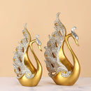 Estatua de Cisne de Resina em Estilo Europeu