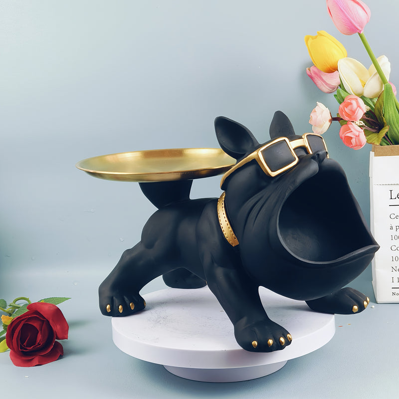 Ornamento De Armazenamento Bulldog