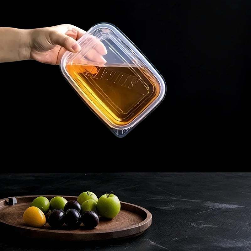 Conjunto De 10 Recipientes Empilháveis Para Armazenamento