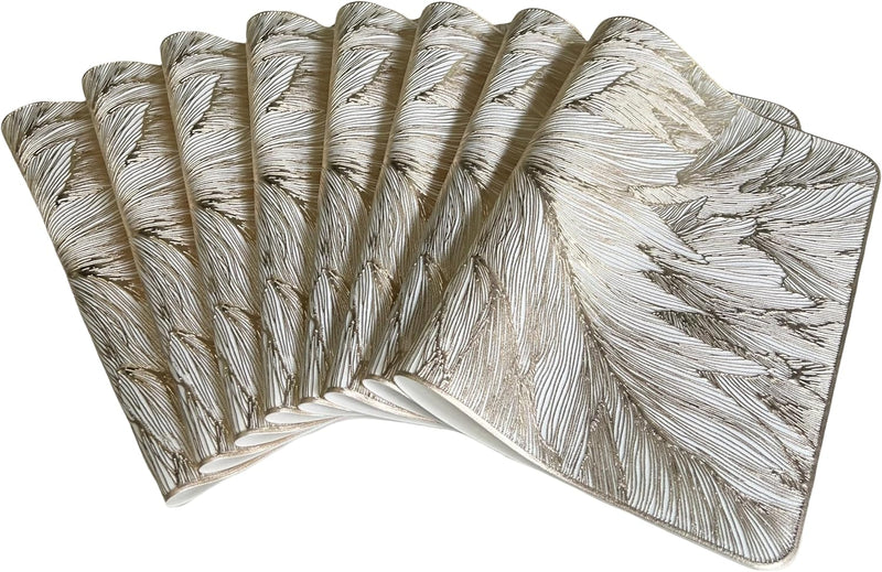 Kit de Jogos Americanos Impermeáveis 4 Peças em Poliéster para Uso Diário