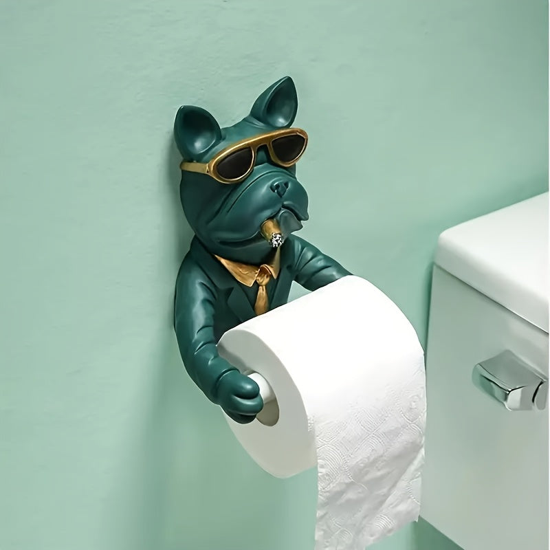 Suporte de Papel Higiênico Formato Cachorro