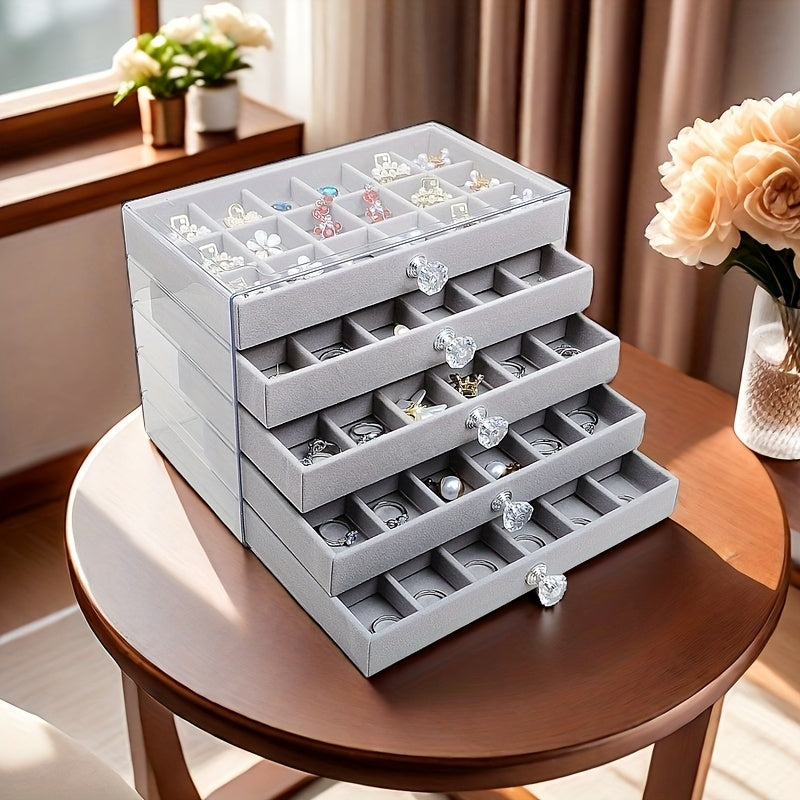 Organizador De Joias Elegante Com Gavetas