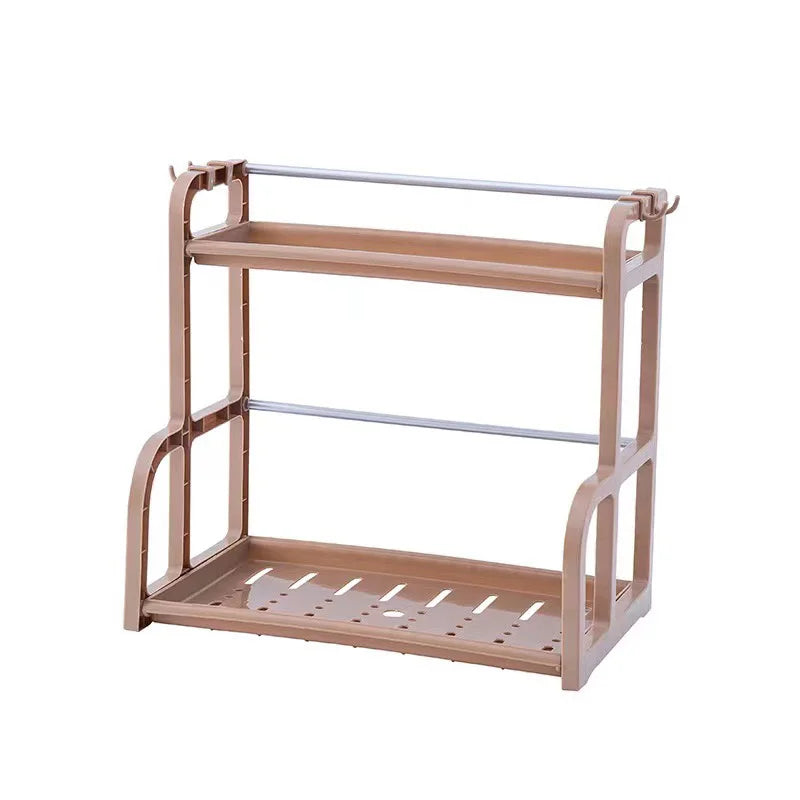 Organizador Armário Cozinha 2 Andares Prateleira Multifuncional