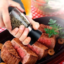 Kit 2 Moedores de Temperos Inox e Vidro