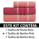Conjunto de Toalhas Liz Atlantic 3 Peças