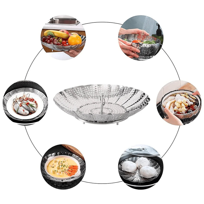 Cesta de Cozimento a Vapor Inox