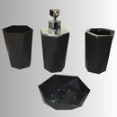 Luxuoso Conjunto De 4 Peças Saboneteira Lavabo Para Banheiro