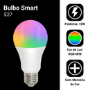 Lâmpada Inteligente RGB 10W | 16 Mi Cores + Alexa e Google Assistant